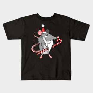 christmas rat Kids T-Shirt